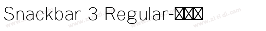 Snackbar 3 Regular字体转换